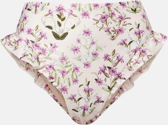 Agua Bendita Slip bikini Jenjibre con stampa floreale