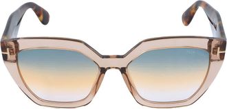 Tom Ford Phoebe Smoke Gradient Cat Eye Sunglasses FT0939 45B 56