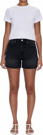 Pistola Denim Womens Saige High Rise A Line Short In Glamour