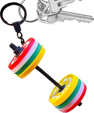 Generic Keychain - Gym Bag Accessories, Dumbbell Keychains, Detachable Dumbbell Charm | Keychain For Gym Lovers, Women, Men, Backpack, Purse, Handbag, Sports 