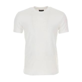 Emporio Armani T-shirt met korte mouwen en ronde hals - Heren - T-shirts - Wit - M - Tops
