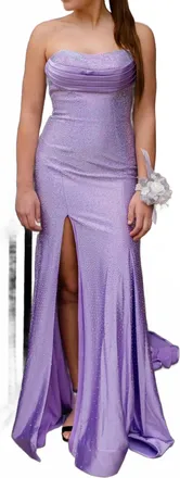 Sherri Hill Womens Prom Dress In Lilac