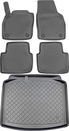 OEM Juego De Alfombrillas Para Coche Y Maletero Para Skoda Scala Hatchback A Partir De Abril De 2019