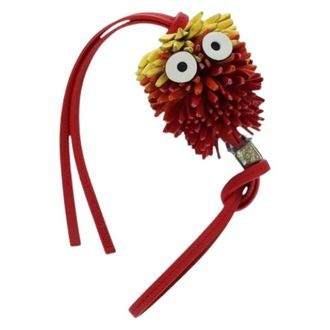 Loewe Pre-owned Accessories, female, Red, Size: ONE SIZE Pre-owned Leather Key Holder