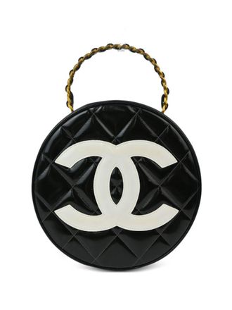 Chanel Borsa a mano Vanity CC 1995 - Nero
