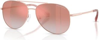 Michael Kors Perledo Mk 1172 11086F - Dames - Zonnebrillen - Roze - 58 MM - Accessoires