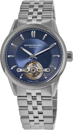 Raymond Weil Freelancer Automatic Blue Dial Steel Mens Watch 2781-ST-50051