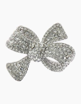 Cachet London Womens Cachet London Bow Brooch - Silver
