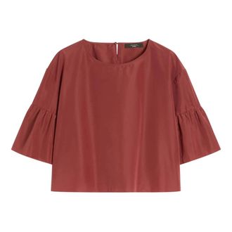 Max Mara Blouses, female, Red, Size: M Camicia