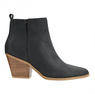 Corkys Footwear Womens Gimme Sugar Ankle Booties In Black Oil Pu