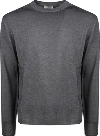 Altea Maglione Girocollo Regular Fit - - Knitwear - Uomo - Grigio - L