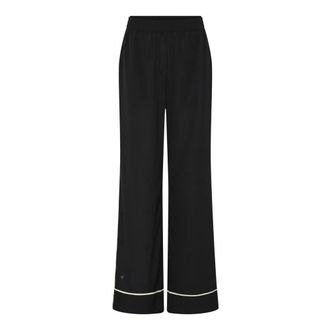 Julie Fagerholt - Heartmade Wide Trousers, female, Black, 2XL, Black Trousers with Style Hm1180