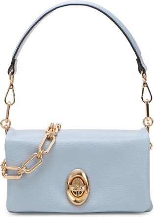 Oltre Mini Tas - Dames - Handtassen - Blauw - ONE Size - Leer - Tassen