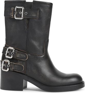 Chlo&eacute; Stijlvolle Dakota Hakken - 6cm Hak - Dames - Laarzen met Hak - Zwart - 41 EU - Leer - Schoenen