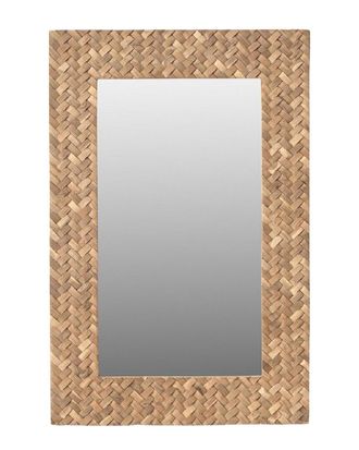 BIDKhome Bidkhome Reclaimed Teak Rectangle Mirror Frame