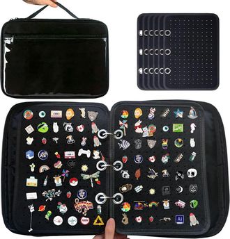 OEM Un Folleto De 6 P&aacute;ginas Para Coleccionar Insignias, Una P&aacute;gina Para Exhibir Insignias Esmaltadas, Una Caja Para Guardar Insignias Y Una Bolsa De Viaje