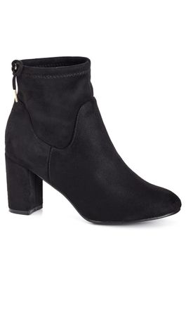 City Chic Womens Mid Boots - Charli, Black, 10 UK Wide