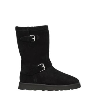 Kenzo Stivaletti Vibram Donna Camoscio Nero