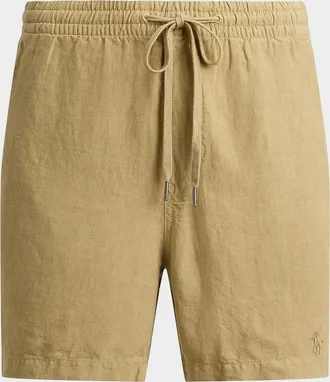 Polo Ralph Lauren Men & apos;s Lateef Classic Fit Linen Shorts, 6 Inseam