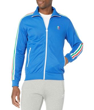 adidas Originals Beckenbauer Track Jacket Bright Royal/White/Red/Green SM, Bright Royal/White/Red/Green