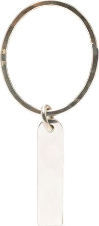 Werkstatt München Name Plate silver keyring - unisex - Silver - One Size