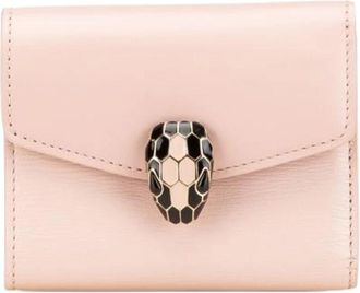 Bulgari Pre-owned Vintage Portemonnee - Dames - Vintage Accessoires - Roze - ONE Size - Leer - Vintage
