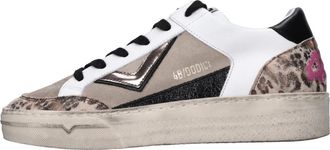 4B12 Schoenen, Dames, Veelkleurig, 35 EU, Leer, 4B12 Sneakers