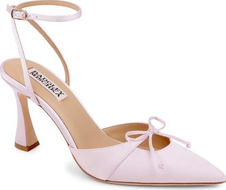 Badgley Mischka Yara II Ankle Strap Pump in Pink at Nordstrom, Size 6.5
