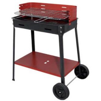 No Brand Barbacoa De Carb&oacute;n Flavia Plus Mille - 60x35 Cm, Altura 80 Cm