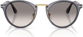 Persol 51mm Gradient Phantos Sunglasses in Transparent Ocean/clear at Nordstrom