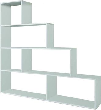 HOGAR 24 Hogar24 - Estantería, Color Blanco Brillo, Medida: 145x145x25 cm