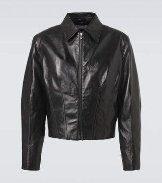 Kiko Kostadinov Lur leather jacket