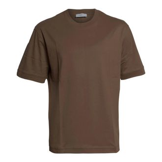 Paolo Pecora T-Shirts, male, Brown, Size: 2XL Short-sleeve T-shirt