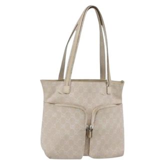 Gucci Pre-owned Tote Bags, female, Beige, Size: ONE SIZE Pre-owned Vintage Tote Bag