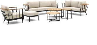 Apple Bee Condor stoel-bank loungeset 7-delig 6-zits