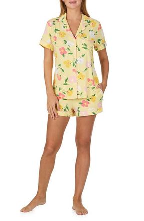 Kate Spade New York print short pajamas in Yellow Floral at Nordstrom, Size X-Large