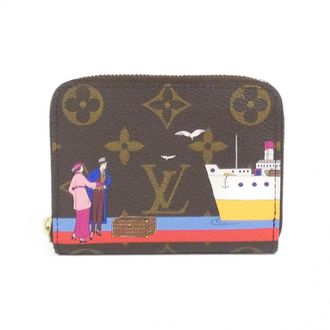 Louis Vuitton Marron Coated Canvas Wallet (Bi-Fold) (Pre-Owned)