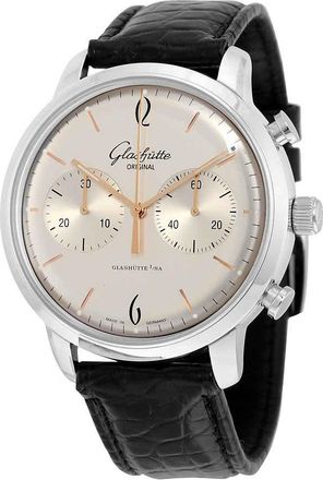 Glash&uuml;tte Original Glashutte Senator Sixties Chronograph Mens Watch 1-39-34-03-22-04
