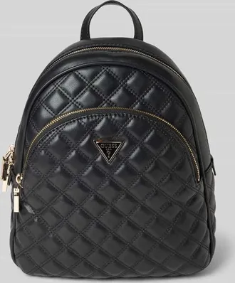 Guess Rucksack mit Label-Detail Modell GIULLY II in Black, Größe 1