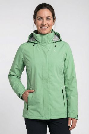 Sch&ouml;ffel Regenjacke SCH&Ouml;FFEL Jacket Gmund L, Damen, Gr. 34, sprint crisp, Obermaterial: 100% Polyester, normal, Jacken Regenjacke, sportlicher Stil, wasserdich