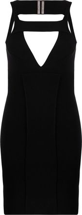 Rick Owens Sling cut-out minidress - women - Viscose/Polyester/Polyamide/Spandex/Elastane - L - Black