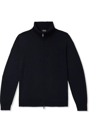 Ermenegildo Zegna Wool Zip-Up Cardigan