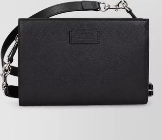 Gucci leather clutch bag