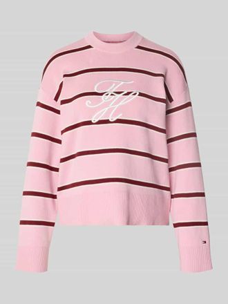 Tommy Hilfiger Regular Fit Sweatshirt aus reiner Baumwolle in Pink, Gr&ouml;&szlig;e XL