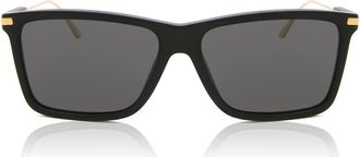 Prada PR 01ZS Polarized 1BO08G Mens Sunglasses Black Size 58