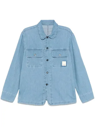 Emporio Armani denim shirt - men - Organic Cotton - M - Blue