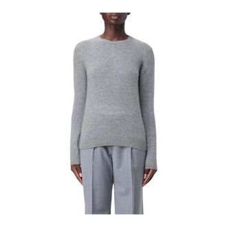 Theory Truien & Vesten, Dames, Grijs, L, Kasjmier, Elegante Kasjmier Trui