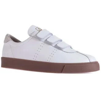 Superga Volwassen 2870 Sport Club S Leren Trainers met Contrast Detail ()