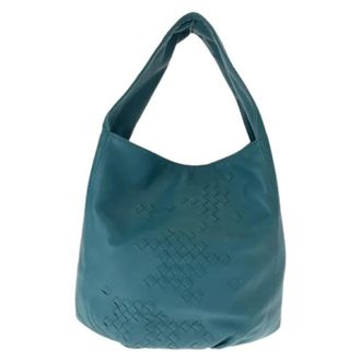 Bottega Veneta Pre-owned Shoulder Bags, female, Green, Size: ONE SIZE Pre-owned Vintage Shoulder Bag