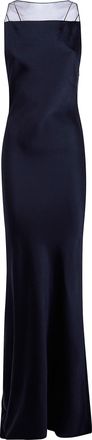 Maison Margiela Dress Satin Maxi Costruzione